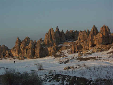 Avondlicht in Cappadoci