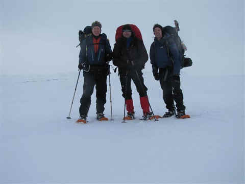 Groepsfoto met van links naar rechts: Sven, David en Jan