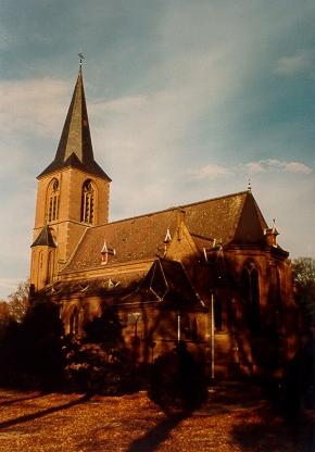 De kerk in Vlisteren.
