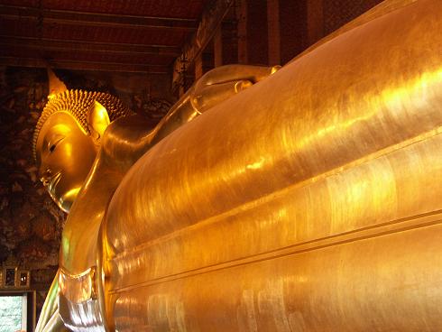 De liggende Buddha in Wat Pho