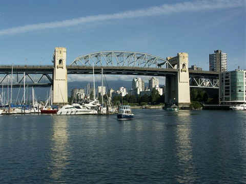 Net de Berenboot in de haven van Vancouver